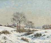 Camille Pissarro - Snowy Landscape at South Norwood